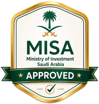 MISA Ministry of Investment Saudi Arabia approved badge