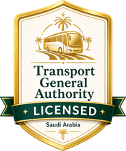 Transport General Authority licensed badge, Saudi Arabia